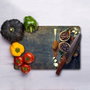 Hermia Tabla de Cortar de Vidrio Templado Multicolor 25 x 35 cm